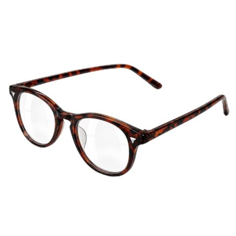 Eye Monk Zero Power Blue Protect Computer Glasses, Brown Black Stripes