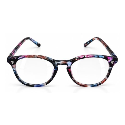 Eye Monk Zero Power Blue Protect Computer Glasses, Multicolour Floral